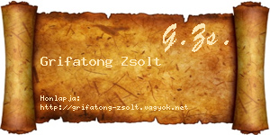 Grifatong Zsolt névjegykártya